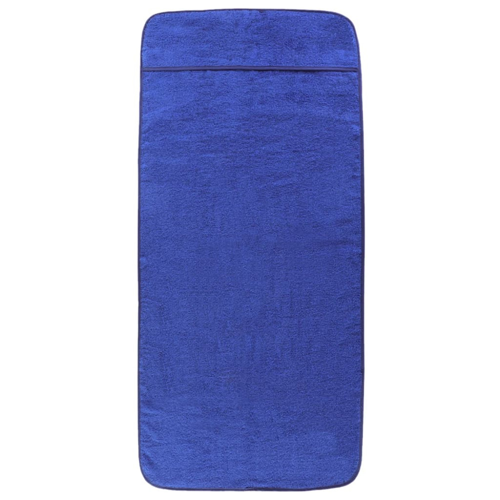 Produktbild för Badhanddukar 4 st kungsblå 60x135 cm tyg 400 gsm