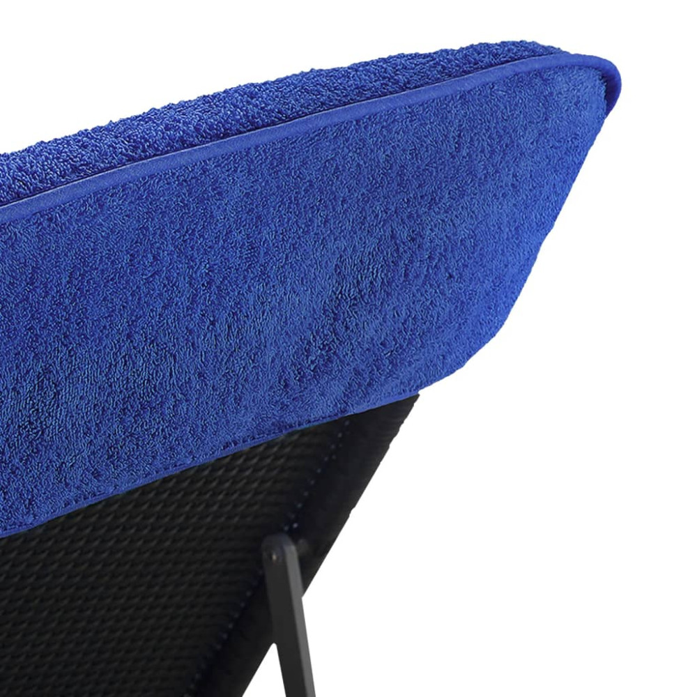 Produktbild för Badhanddukar 4 st kungsblå 60x135 cm tyg 400 gsm