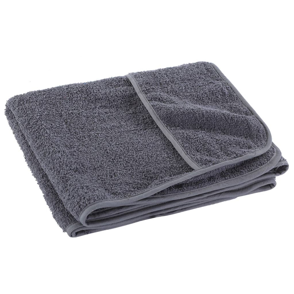 Produktbild för Badhanddukar 6 st antracit 60x135 cm tyg 400 gsm