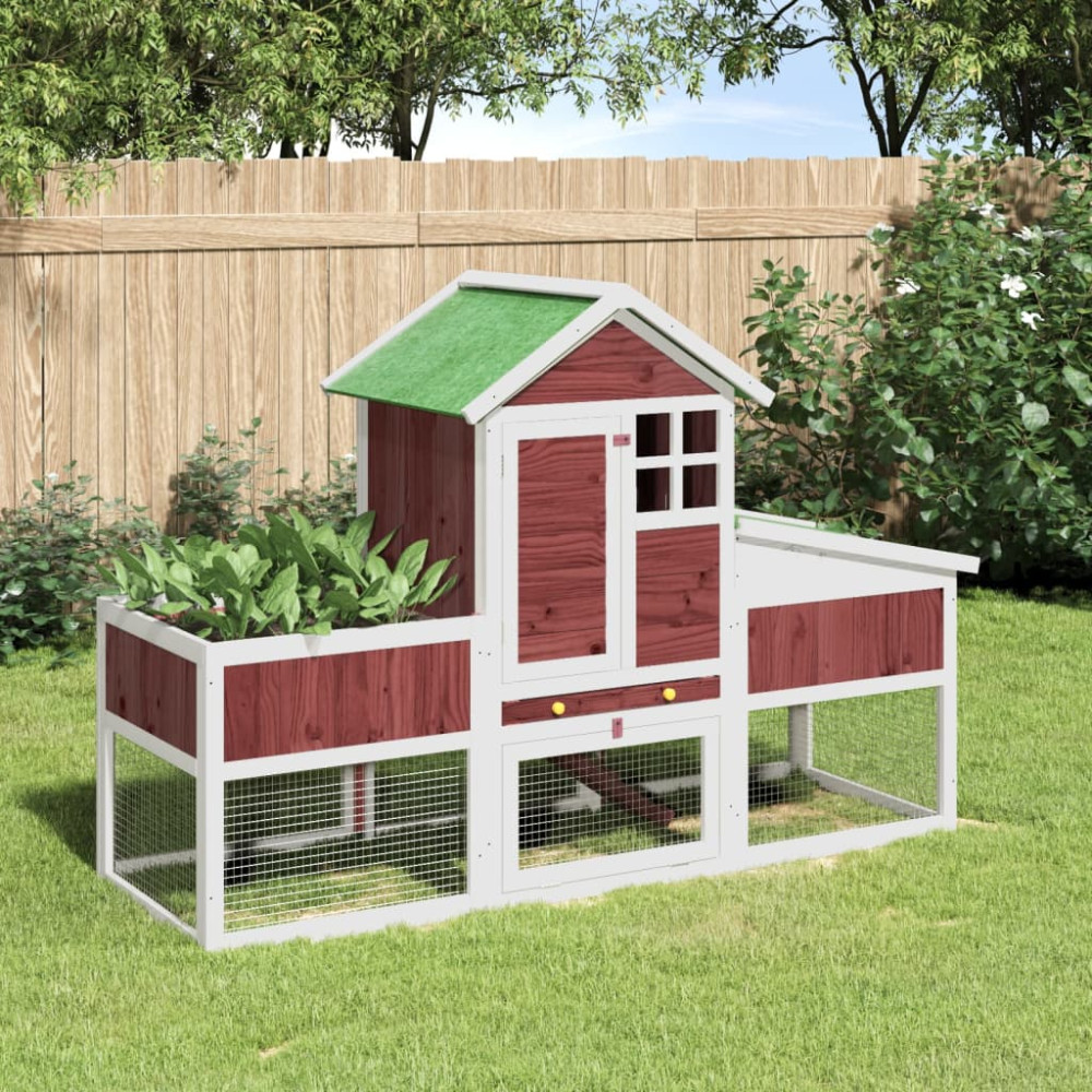 Produktbild för Kaninbur mocka 170x63x113 cm massiv furu