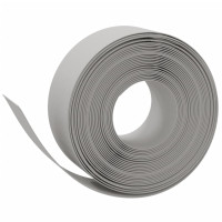 Produktbild för Rabattkant grå 2 st 10 m 20 cm polyeten