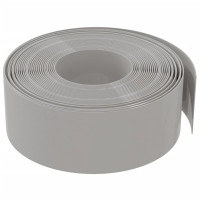 Produktbild för Rabattkant grå 5 st 10 m 20 cm polyeten