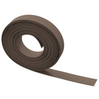 Produktbild för Rabattkant brun 5 st 10 m 10 cm polyeten