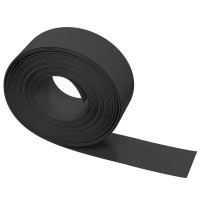 Produktbild för Rabattkant svart 4 st 10 m 20 cm polyeten