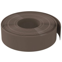 Produktbild för Rabattkant brun 5 st 10 m 15 cm polyeten