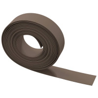 Produktbild för Rabattkant brun 5 st 10 m 15 cm polyeten