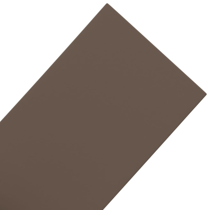 Produktbild för Rabattkant brun 5 st 10 m 20 cm polyeten
