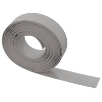 Produktbild för Rabattkant grå 3 st 10 m 15 cm polyeten