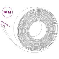 Produktbild för Rabattkant grå 3 st 10 m 15 cm polyeten