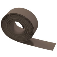 Produktbild för Rabattkant brun 4 st 10 m 20 cm polyeten