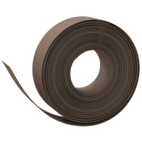 Produktbild för Rabattkant brun 4 st 10 m 15 cm polyeten