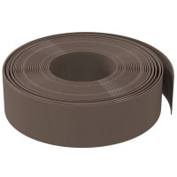 Produktbild för Rabattkant brun 4 st 10 m 15 cm polyeten