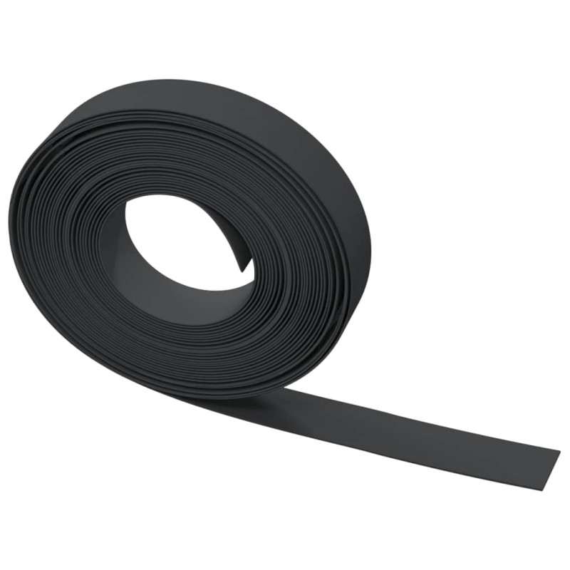 Produktbild för Rabattkant svart 3 st 10 m 10 cm polyeten