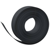 Produktbild för Rabattkant svart 3 st 10 m 15 cm polyeten