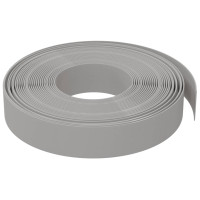 Produktbild för Rabattkant grå 2 st 10 m 10 cm polyeten