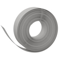 Produktbild för Rabattkant grå 2 st 10 m 15 cm polyeten