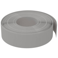 Produktbild för Rabattkant grå 2 st 10 m 15 cm polyeten