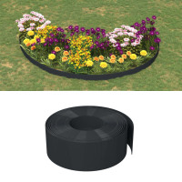 Produktbild för Rabattkant svart 3 st 10 m 20 cm polyeten