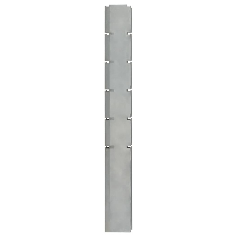 Produktbild för Staketstolpar 30 st silver 160 cm galvaniserat stål