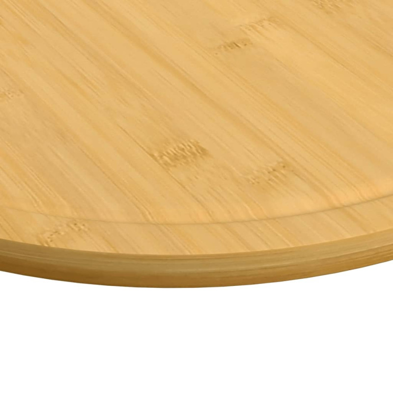 Produktbild för Skärbrädor 6 st Ø40x1,5 cm bambu