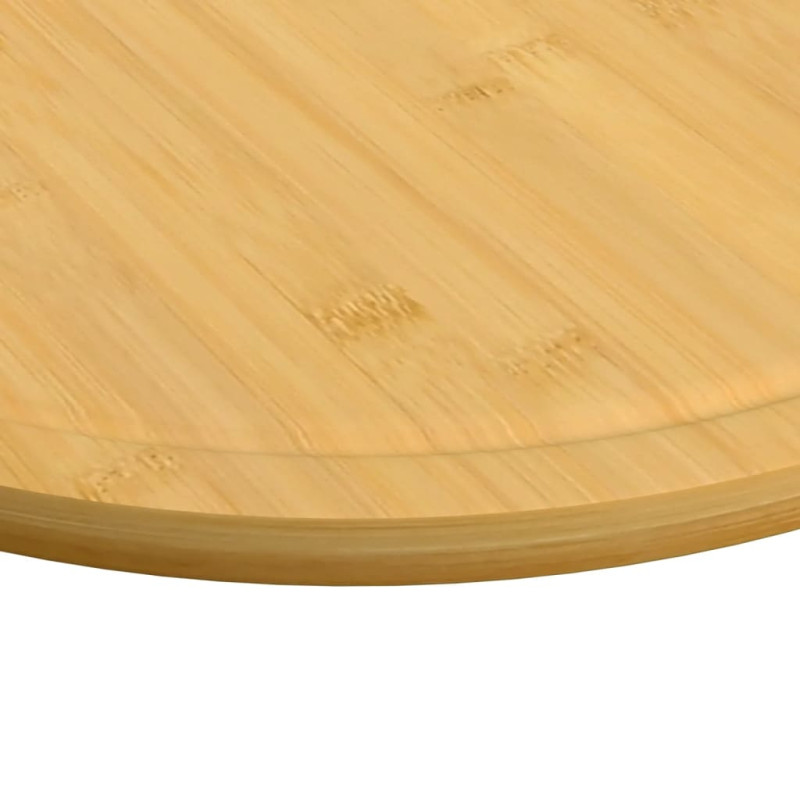 Produktbild för Skärbrädor 6 st Ø30x1,5 cm bambu