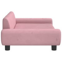 Miniatyr av produktbild för Hundbädd rosa 100x54x33 cm sammet