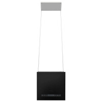 Miniatyr av produktbild för Hängande köksfläkt touchsensor LCD 37 cm pulverlackerat stål
