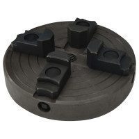 Produktbild för 4-backs svarvchuck med M18-koppling stål svart 150x63 mm
