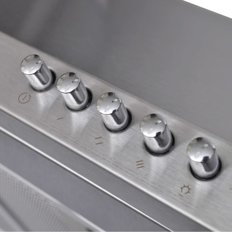 Produktbild för Köksfläkt rostfritt stål 600 mm