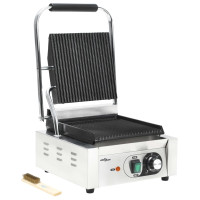 Produktbild för Paninigrill rostfritt stål 1800 W 31x30,5x20 cm