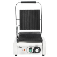 Produktbild för Paninigrill rostfritt stål 1800 W 31x30,5x20 cm