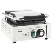 Produktbild för Paninigrill rostfritt stål 1800 W 31x30,5x20 cm