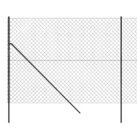 Produktbild för Gunnebostängsel antracit 1,8x10 m