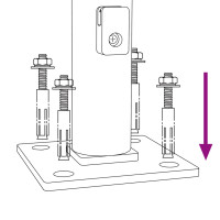 Produktbild för Gunnebostängsel med stolpsko silver 1,8x25 m