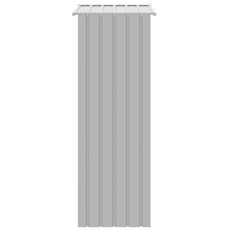 Produktbild för Fågelbur grå 115x78x200 cm galvaniserat stål