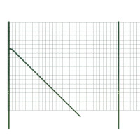 Produktbild för Stängsel grön 1,8x10 m galvaniserat stål