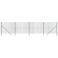 Produktbild för Stängsel grön 2,2x10 m galvaniserat stål