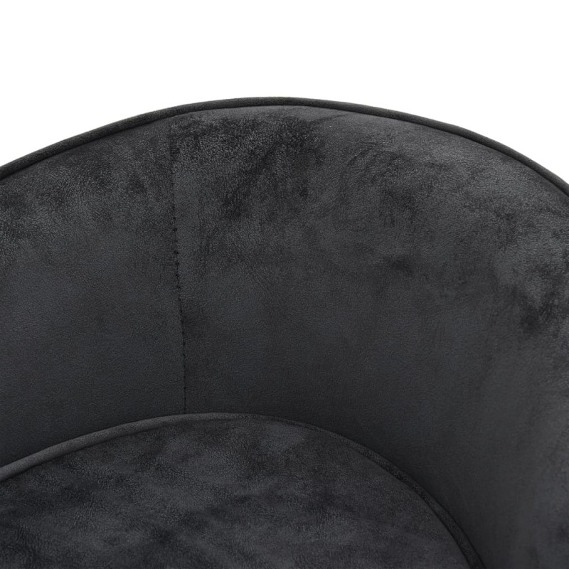 Produktbild för Hundsoffa mörkgrå 69x49x40 cm plysch