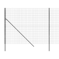 Produktbild för Stängsel antracit 1,8x10 m galvaniserat stål