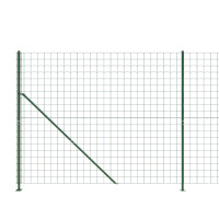 Produktbild för Stängsel med stolpsko grön 2x25 m