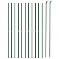 Produktbild för Stängsel med stolpsko grön 1,6x25 m