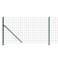 Produktbild för Stängsel med stolpsko grön 0,8x10 m