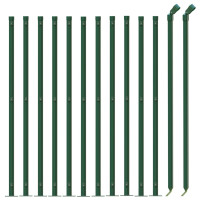 Produktbild för Stängsel med stolpsko grön 1x25 m