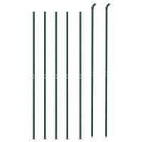 Produktbild för Stängsel med stolpsko grön 1,8x10 m