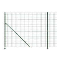Produktbild för Stängsel med stolpsko grön 1,8x10 m