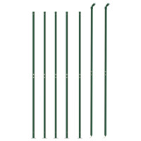 Produktbild för Stängsel med stolpsko grön 2,2x10 m