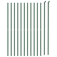 Produktbild för Stängsel med stolpsko grön 2x25 m