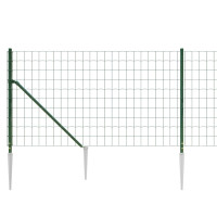 Produktbild för Stängsel med markspett grön 0,8x25 m