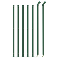 Produktbild för Stängsel med stolpsko grön 0,8x10 m