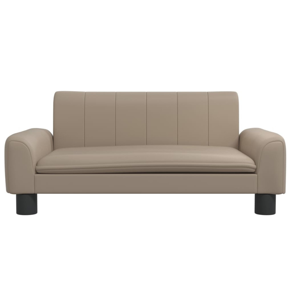 Produktbild för Hundbädd cappuccino 70x45x30 cm konstläder
